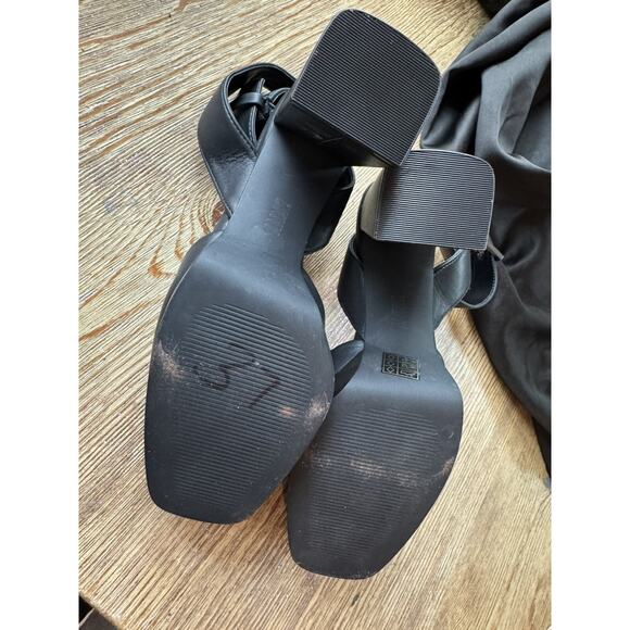 DKNY Women's Faux Leather Block Heel Briella-Platform ANK Pump Size 7 - Picture 8 of 10